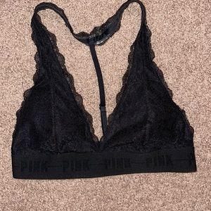 Black lace bralette